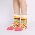 Женщины тепловые пушистые домашние гостиные милые носки с тапочкой
